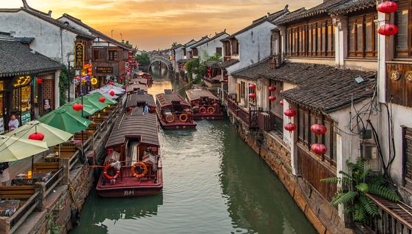 Gorgeous gardens, quaint canals, and a space that's — unlike other municipalities in China — explorable by foot